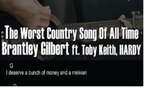 Read more about the article The Worst Country Song Of All Time Chords