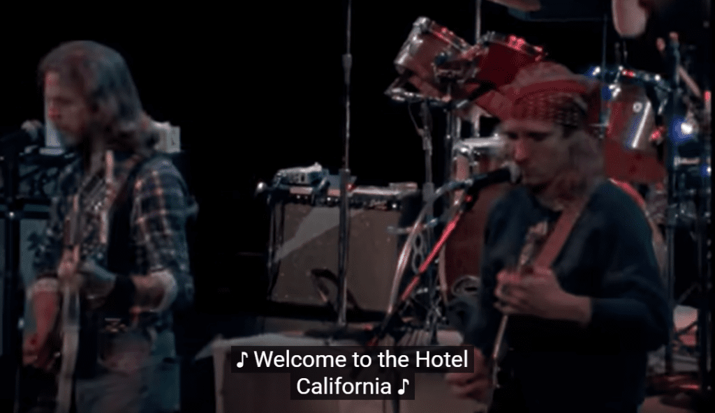 hotel california remix song